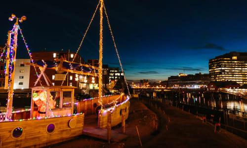 5th Annual Holiday Ship Lighting at Martin's Park in Seaport  thumbnail